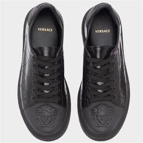 versace medusa leather nyx trainers|Versace Signature NYX Medusa Icon Leather Sneakers.